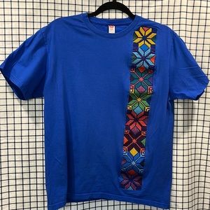Mexican embroidered top size large